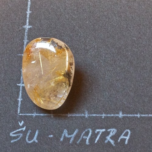 Sagenit (křišťál s rutilem) — foto 1
