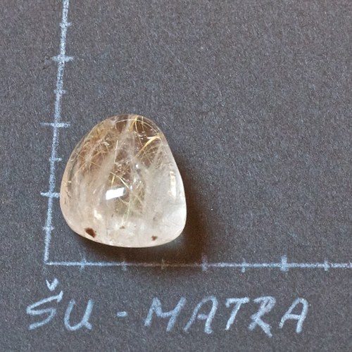 Sagenit (křišťál s rutilem) — foto 1