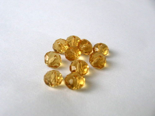 Rondelky broušené, 4x6mm, 10 ks — foto 1