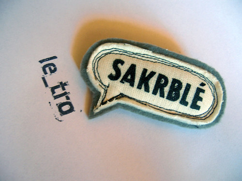 Brož SAKRBLÉ — foto 1