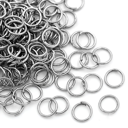 Spojovací kroužky 5mm PLATINA (30 ks)