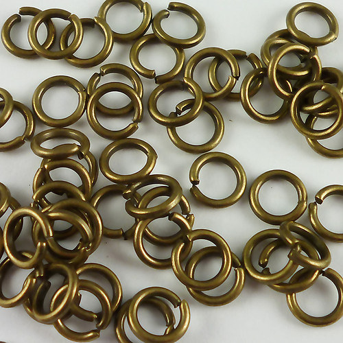 Spojovací kroužky 5mm STAROBRONZ (30 ks)