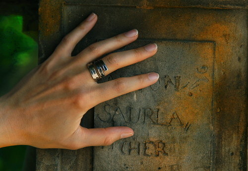 Nerezový prsten...." Mr. Scroll " — foto 1
