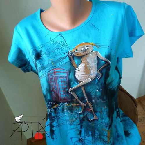Triko "světoběžnice", L/XL — foto 1