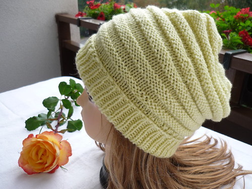 PLETENÁ čepice ve vanilkové...VÝPRODEJ ... — foto 1