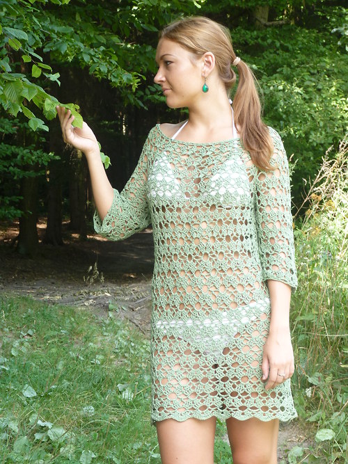 Háčkované šaty