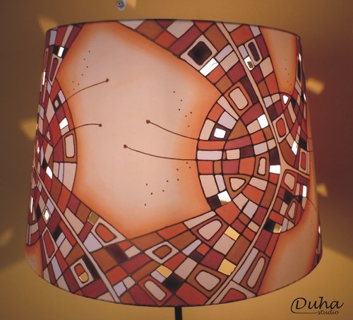 Lampa Kulatá mozaika stojací — foto 1