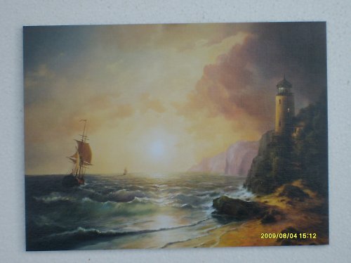 Reprodukce Moře A Loď-Decoupage — foto 1
