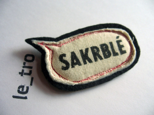 Brož SAKRBLÉ — foto 1