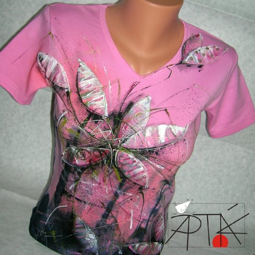 Triko "KVĚTY", M, rezervace — foto 1