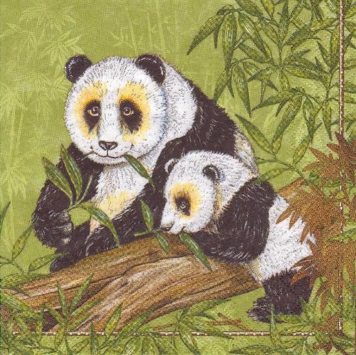Ubrousek - panda — foto 1