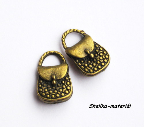 1416.Kabelka/ 17x10mm/ 2 kusy