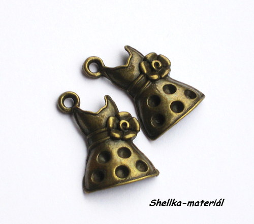 1425.Šatičky/ 21x14mm/ 2 kusy — foto 1