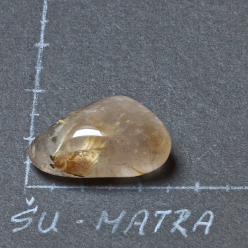 Sagenit (křišťál s rutilem) — foto 1