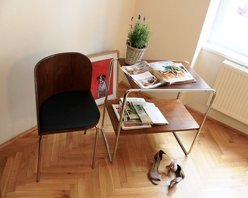 Chromovaný stolek - 60.léta — foto 1