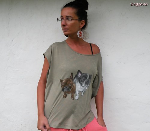 Frenchie duo.... triko — foto 1