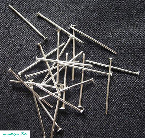 Ketlovací jehly stříbro 1,6 cm - 10g