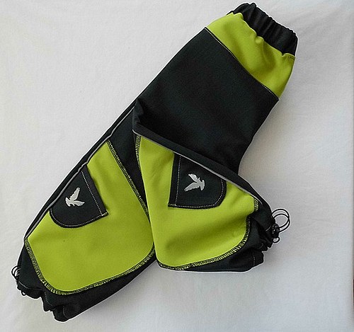 Softshellky s reflexními prvky vel.92 tyrkys — foto 1