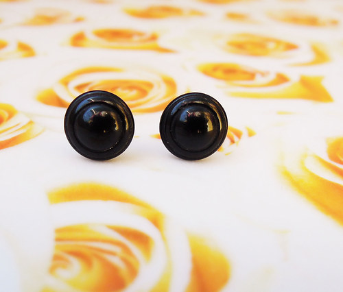 Černé pecičky mini 0,9mm - chirurgická ocel — foto 1