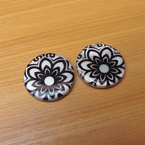 Perleťové placky 20 mm - 2 kusy
