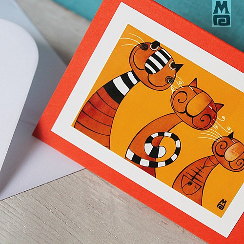 Trio...přáníčko 1 ks — foto 1