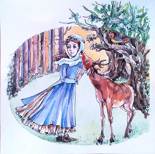 Ilustrace k pohádce