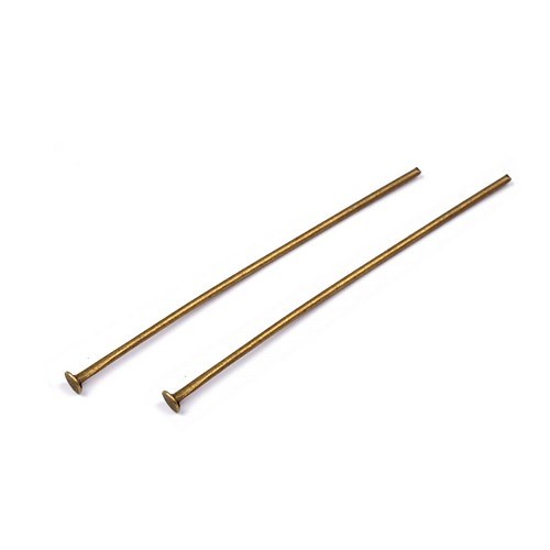 Ketlovací nýt 40 mm staromosaz 10ks