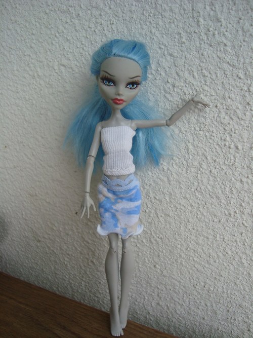 Modrá sukně pro Monster high — foto 1