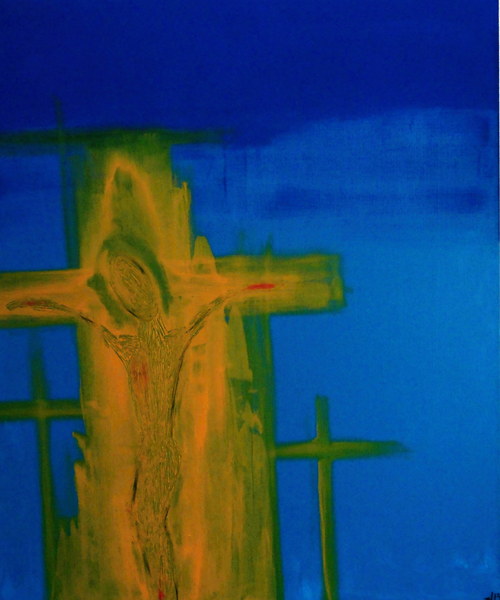 Ukřižování, 120 x 100 cm