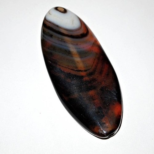Achát Brazilie ovál EXTRA 58x26 mm — foto 1