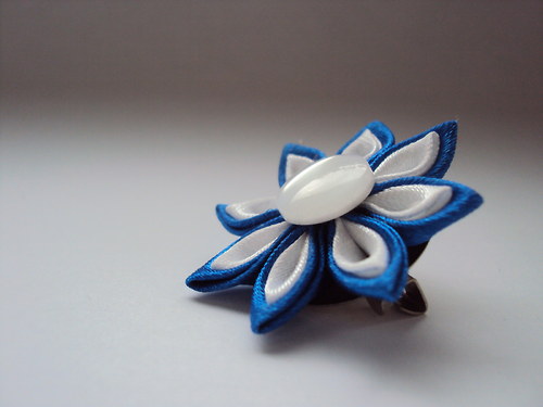 Kanzashi brož malá LUCCA — foto 1