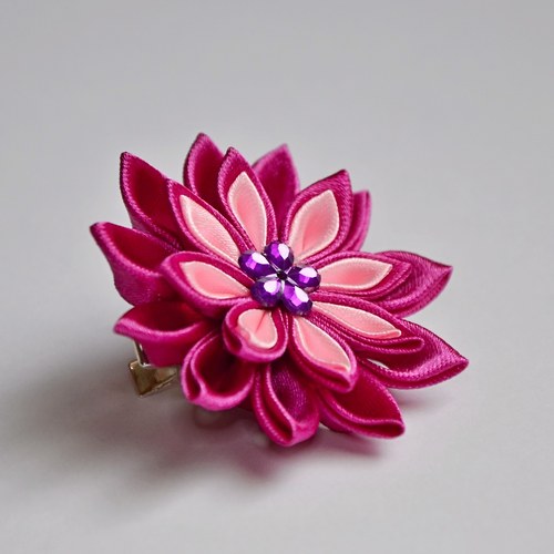Kanzashi kytička 5 - na přání — foto 1