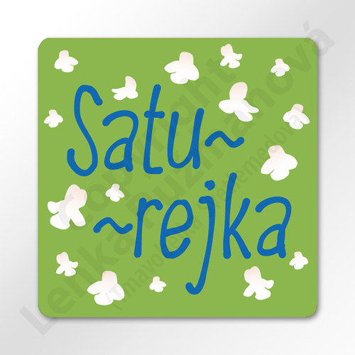 Saturejka - samolepka na kořenku — foto 1