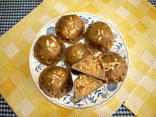 Špaldové jablečné kloboučky — foto 1