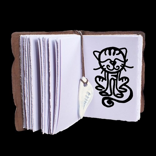 Kočička - razítko 3 x 4,8 cm — foto 1