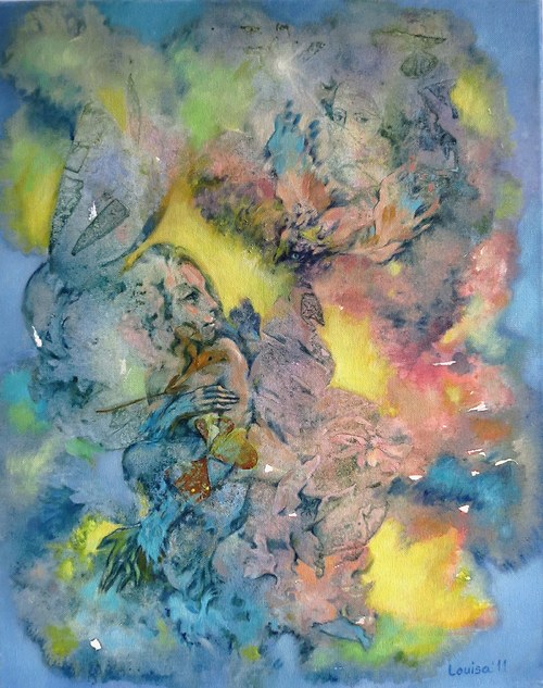 "Bouře" - akryl na plátně 40x50 cm