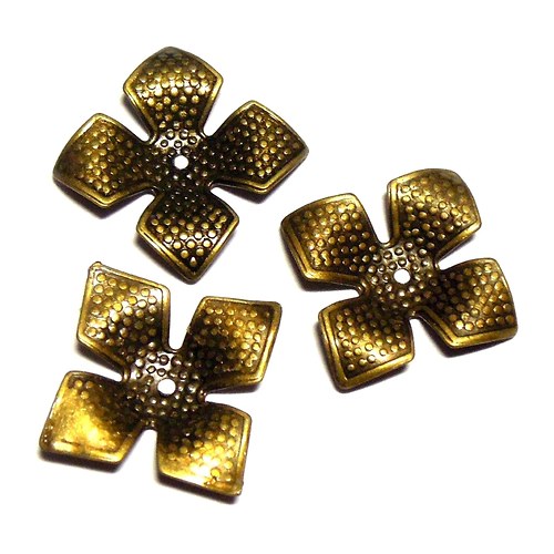 Starobronz kaplík - 2 ks