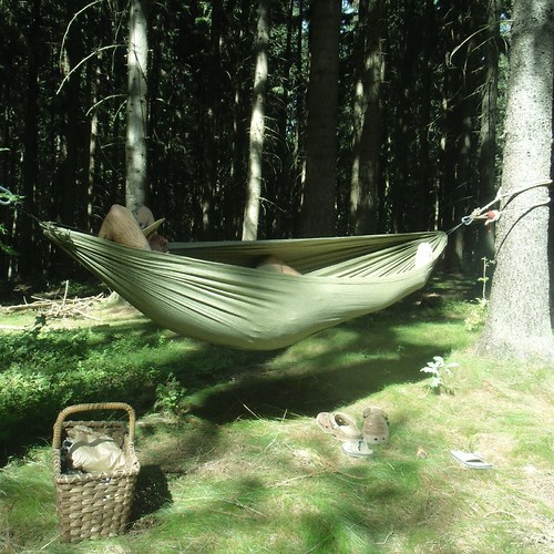 Cestovní hamaka světle zelená — foto 1
