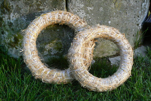 Slaměný věnec průměr 30 cm — foto 1