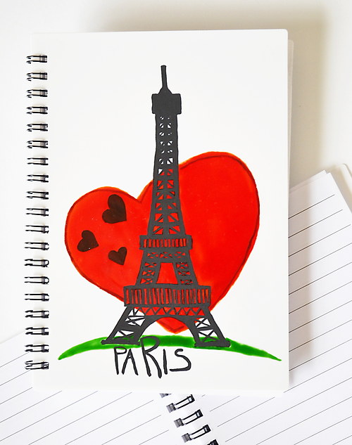 Zápisník I love paris — foto 1