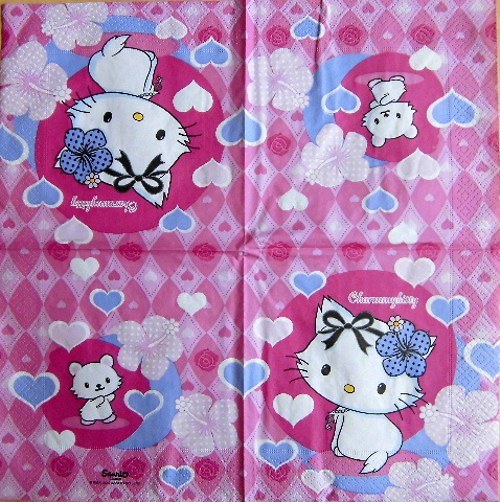 DE 074 - ubrousek 33x33 -Kitty — foto 1