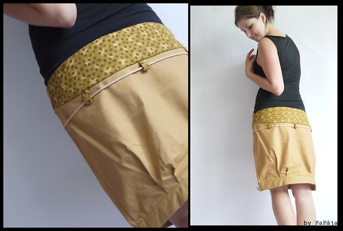 Mustard skirt — foto 1