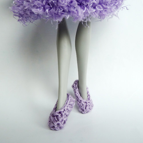 Fialové balerinky pro MONSTER HIGH — foto 1