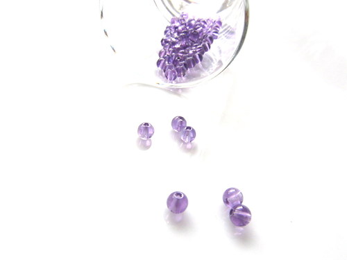 Ametyst korálek 3mm