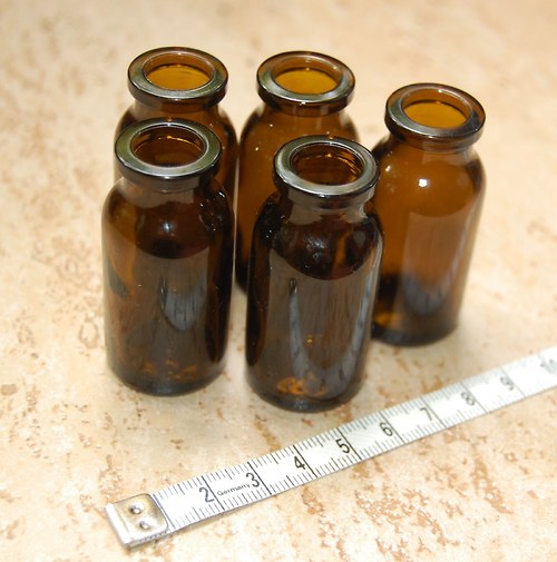 Lahvičky cca 10ml - 5ks — foto 1