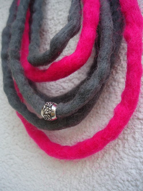 Náhrdelník " Pink Wave " — foto 1