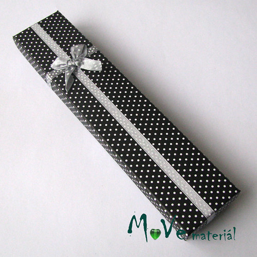 Krabička na šperky - 210x45x25mm, černá — foto 1