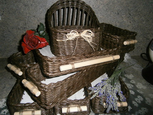 Sada hnědých košíčků do kuchyně..... — foto 1