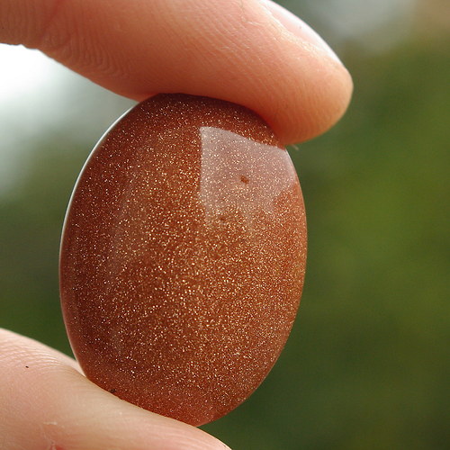 Kabošon - gold stone — foto 1