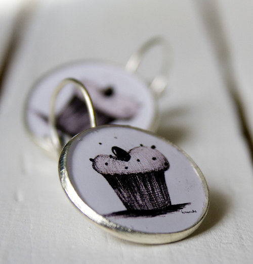 NAUŠNICE typ č.2 - Muffinka . — foto 1